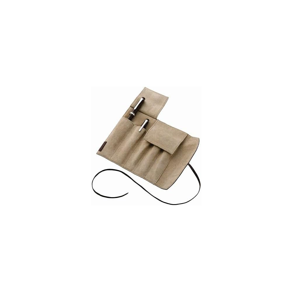 Pilot Pensemble Roll Pen Case, 5-Piece Holder, Dark Brown, PSR5-01-DBN (Pack of 3)