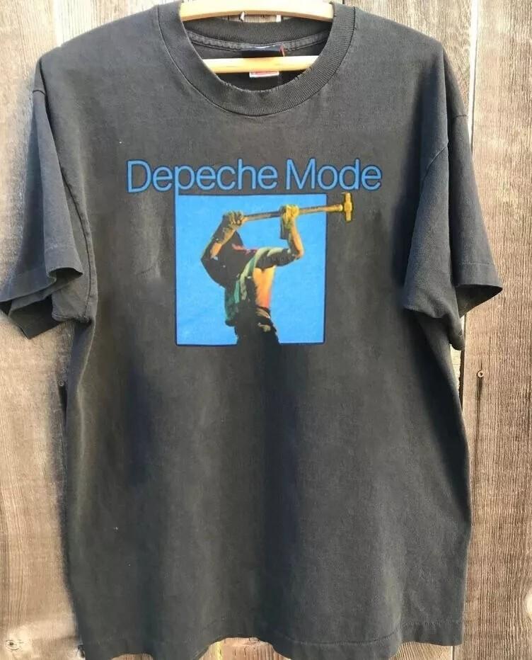 

Depeche Mode Shirt Depeche Mode Band Retro Charcoal Unisex Tshirt S5XL Unisex T-Shirt XXXXL