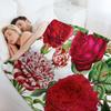 Summer Roses Throw Blanket Cute Plaid Luxury Thicken Soft Plaid Bed Blankets