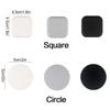 Circle/Square Silicone Self Adhesive Mute  Wall Protector Door Handle Bumper Guard  Anti-crash Pad