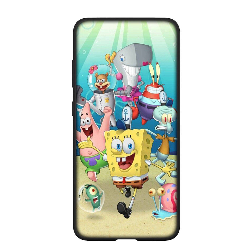 Phone Case for iPhone 17 16 15 Plus Huawei P30 P20 Lite Redmi Note 14 12 11 13 Pro Max OPPO A60 A80 A40 A18 A38 Comics S-SpongeBobs SquarePants Cover