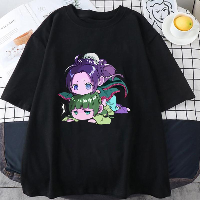 Fashion Unisex T-shirt Anime The Apothecary Diaries Print Designed Summer Tops Tees Casual Short Sleeve Shirts