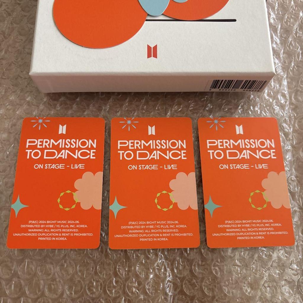 [USED] BTS PTD Live Album - Complete RM, V, JK Trading Cards