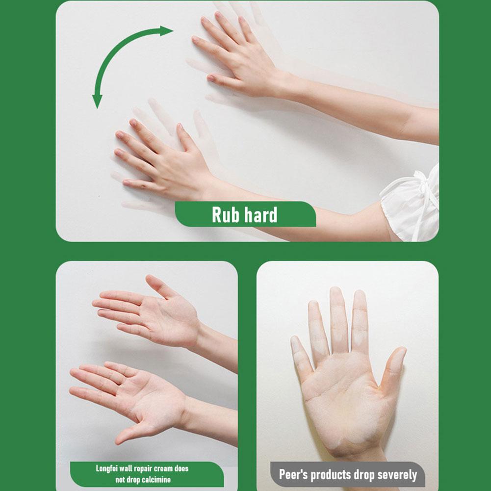 1/4SET Wandreparaturmittel 100g Wandreparaturcreme mit Schaber Farbe Gültig Schimmelresistent Schnelltrocknend Flicken Nagelloch Wiederherstellung Wand