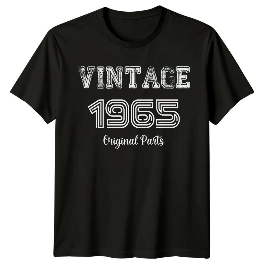 Vintage 1965 Original Parts 61st Birthday Unisexs TShirt Retro Gift