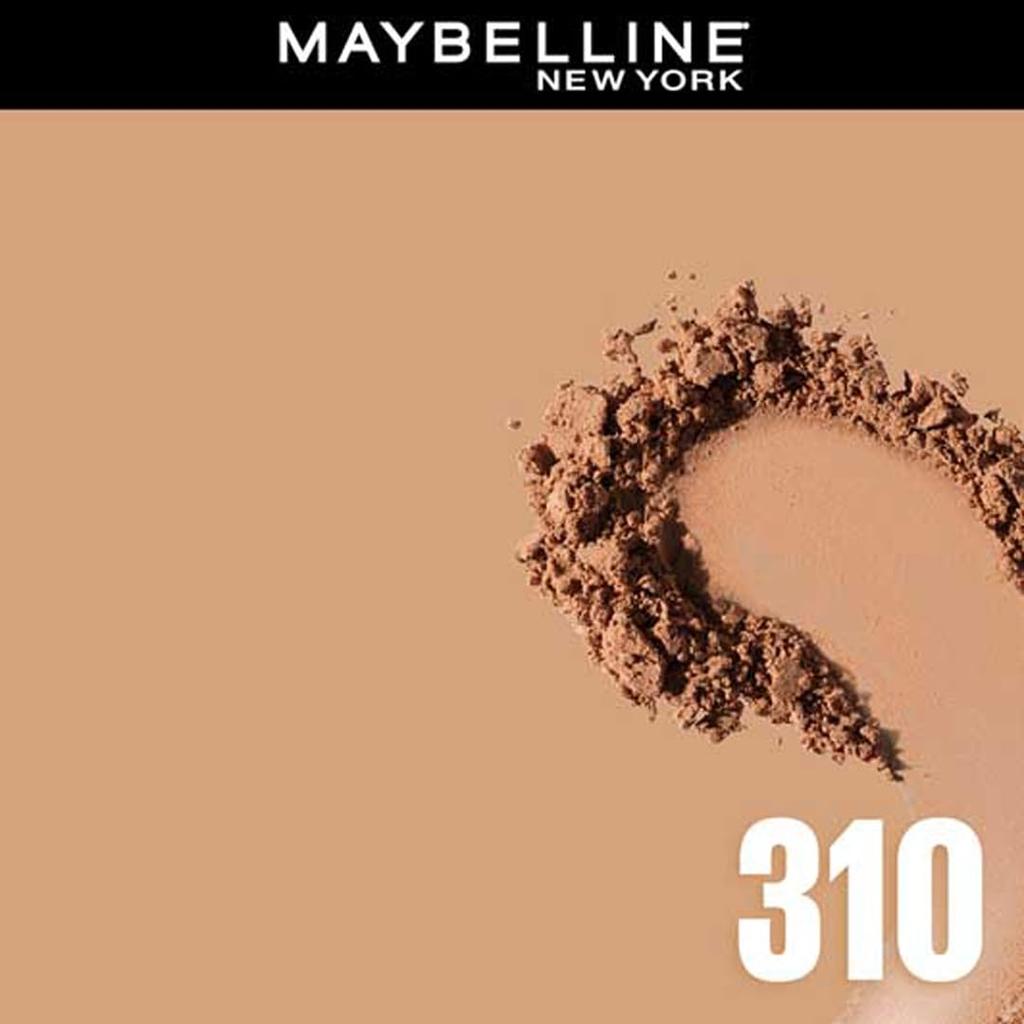 Maybelline New York Fit Me Compact Powder Matte Poreless 310 Sun Beige Long Lasting Natural Finish 6g