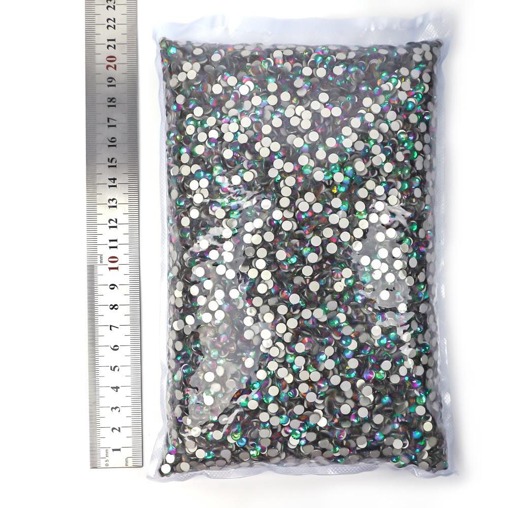 Weichen Big Bag Flat Bottom Diamond Color Plated Crystal Diamond Decorative Rhinestone Diy Nail Art Glass Jewelry Accessories