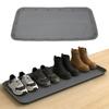 Silicone Shoe Tray with Lip Non Slip Heavy Duty Boot Mat   for Front Door Entryway Indoor Outdoor Use