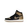 Jordan 1 High OG GS Black Gold Kids Sneakers FD1437-071