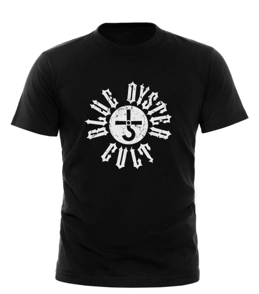 BLUE OYSTER CULT LOGO AMERICAN ROCK BAND REAPER Cotton T-SHIRT All Sizes