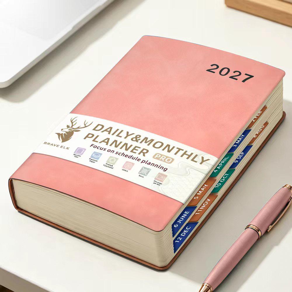 Agenda Inglese 2027: Quaderno Giornaliero per la Gestione del Tempo Lavorativo