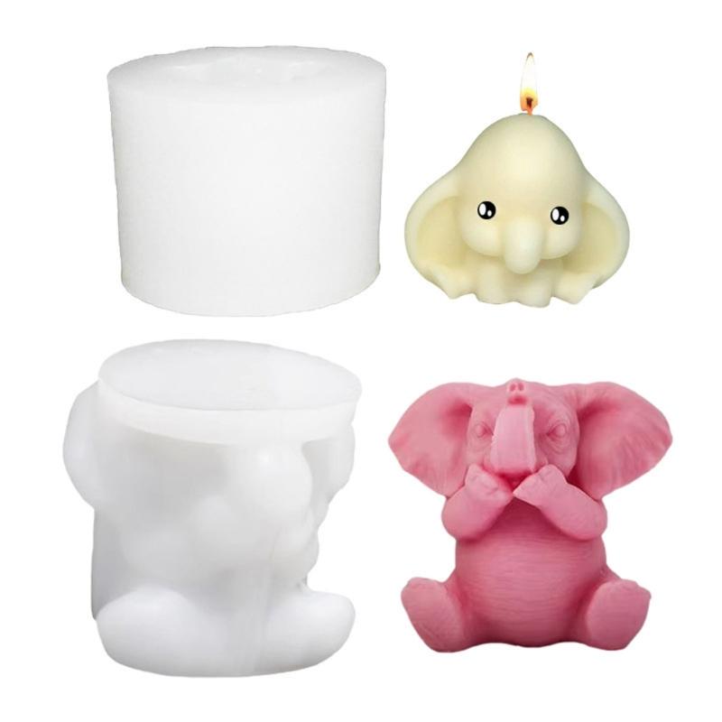 Flexible Elephant Craft Mold Multipurpose Use Suitable for Festival Decorations Handmade Gifts and Seasonal Crafts