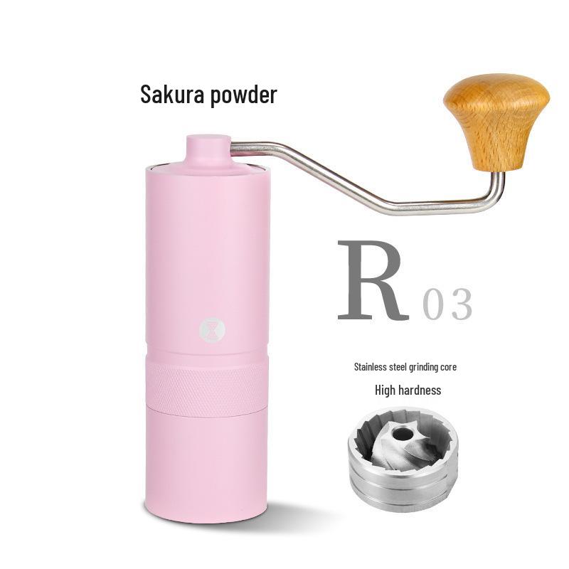 Compact Hand Crank Coffee Bean Grinder - Portable Manual Coffee Tool for Home