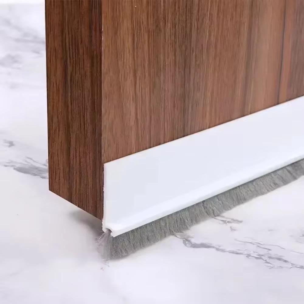 1 ks 1m x 3cm Silikonový těsnicí proužek spodní části dveří Větruodolný Vodotěsný proužek Pod dveře Větrný štít Zvukotěsný Blokátor prachu Dveřní kartáč