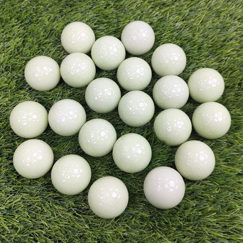 1Pc Luminous Golf Ball Fluorescent Glowing in the Dark for Night Sports Long Lasting Bright Golf Ball