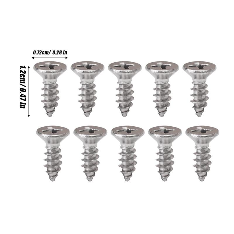 304 Stainless Steel Cross Recessed Countersunk Flat Head Tapping Screws for Wood Self-tapping Phillips Furniture Screw Fasteners