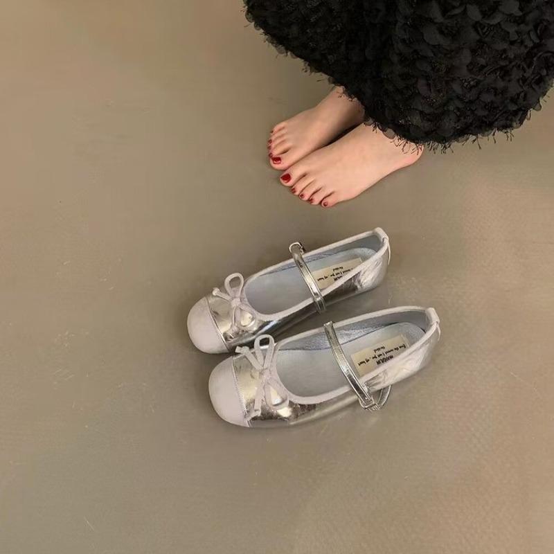 

Fashion Luxury Satin Silk Ballet Shoes Woman Classic Square Toe Bowtie Elastic Band Ballerina Flats Ladies Soft Loafers Zapatos Mujer 40 серебряный