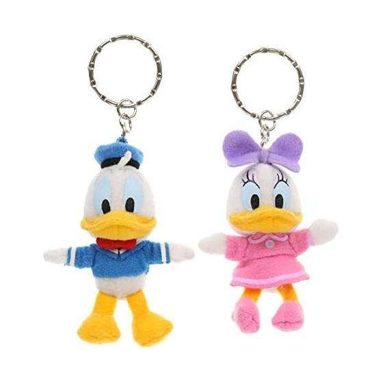 Disney Pair Mascot Keychains (Donald Duck & Daisy Duck) Keyring Pair Goods Resort Limited