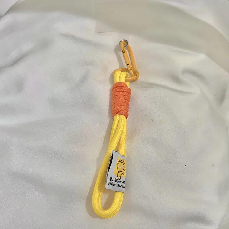 Braided Color-matching Mobile Phone Lanyard Multi-functional Key Chain Mobile Phone Backpack Rope Hanging Ornaments Accessories