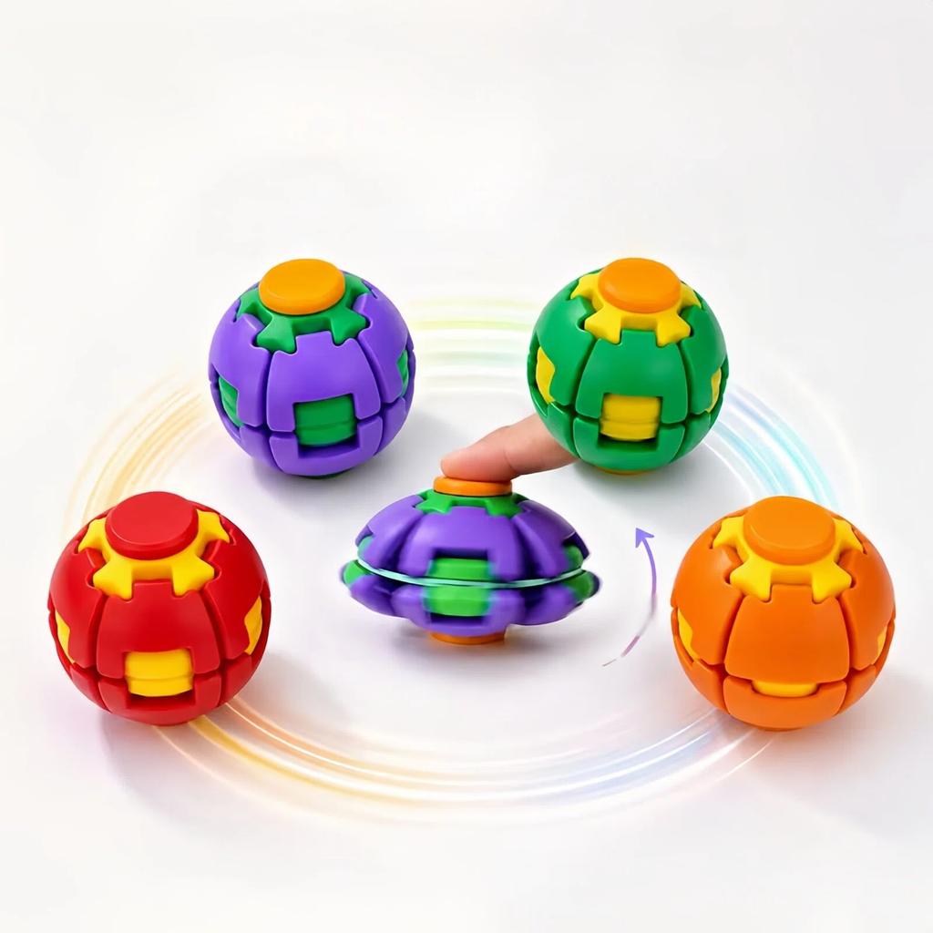 3D Printed Rotating Stress-Relief Gyro Ball, Portable Handheld Spinner Toy, Helps Relieve Anxiety And Improve Focus, Birthday Gift