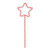 Christmas Decoration Supplies Creative Candy Cane Pendant Red And Green Lollipop Pendant Pentacle Christmas Tree Cuttings