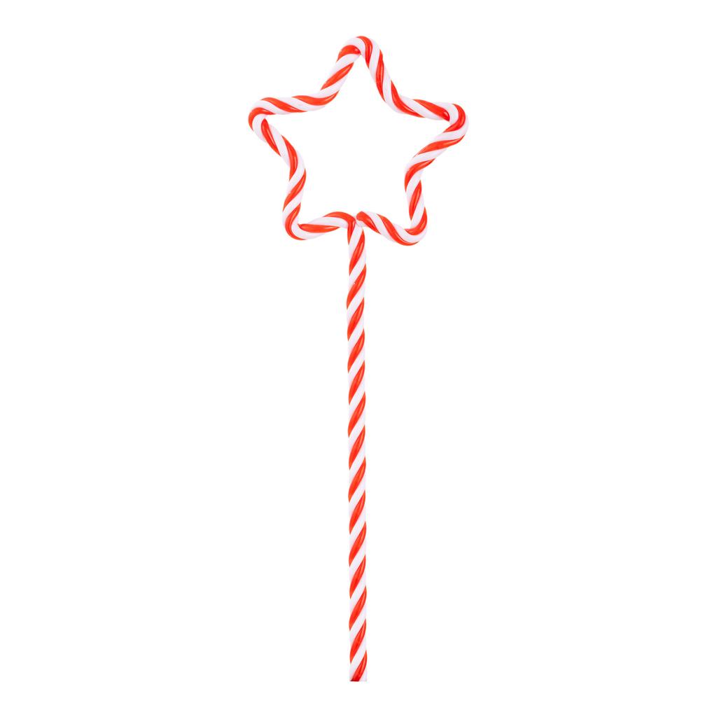 Christmas Decoration Supplies Creative Candy Cane Pendant Red And Green Lollipop Pendant Pentacle Christmas Tree Cuttings