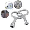 Triangular Slotted Key Wrench, Mini Multi-purpose Tool for Distribution Box, Electric Cabinet, Elevator Door & Valve Lock