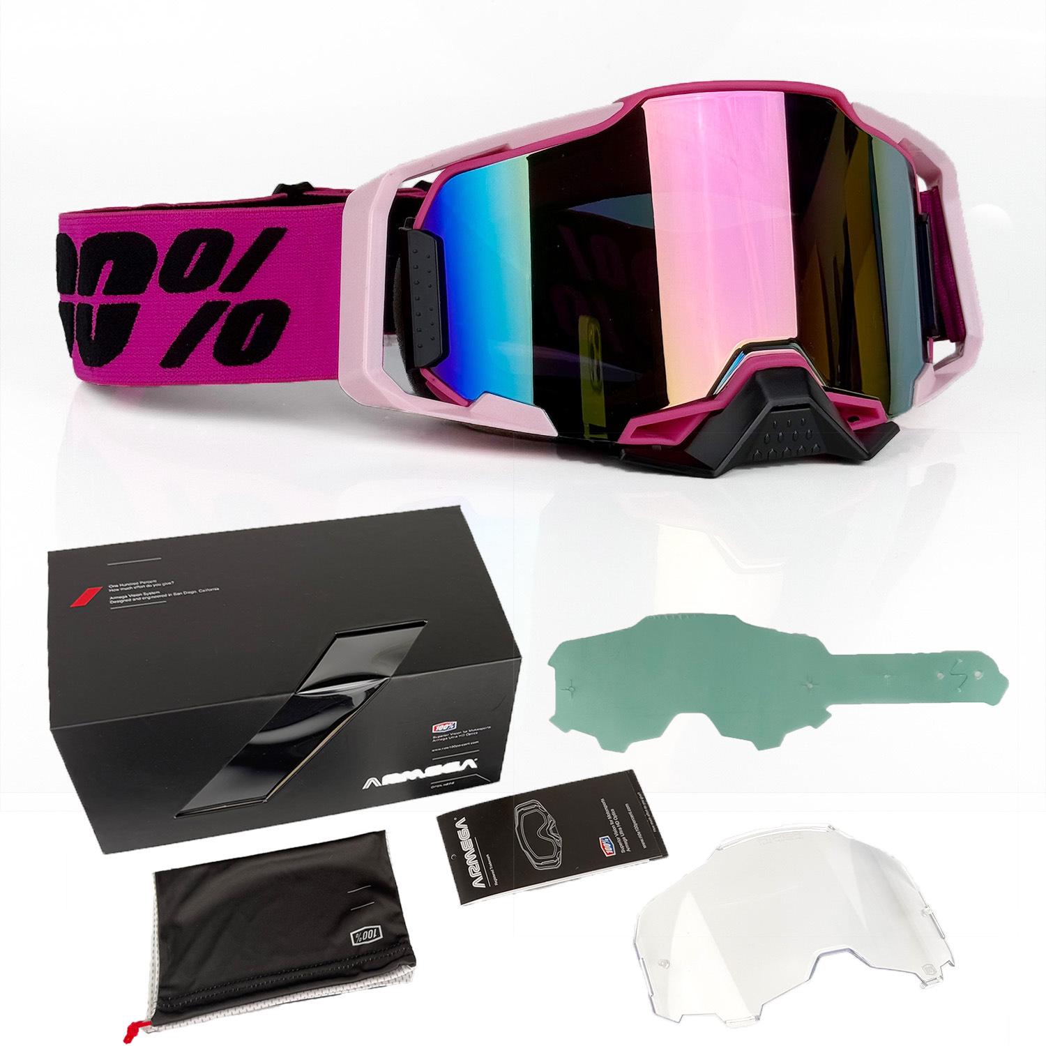 

Brand New Windproof Motorcycle Goggles Set for Outdoor Riding and Sports Helmet Use
