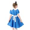 Halloween Blue Alice Children's Costume Maid Costume Girls Pastoral Carnival Show Dress