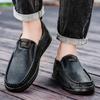 Pantofi Casual din Piele Mărime Mare pentru Bărbați Pantofi din Piele cu Talpă Moale pentru Conducere Leneșă Acoperire Picior Piele Naturală Mocasini pentru Tată