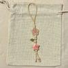 Pastel Colors Star Flower Phone Charm Ceramic Beaded Phone Lanyard Mobile Phone Strap  Women Girls