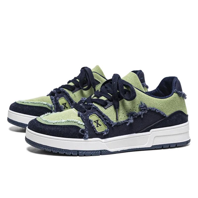 Spring Fashion Orange Men's Designer Sneakers Skateboard Outdoor Sports Platform Skate Shoes Men Trainers zapatillas hombre 2025