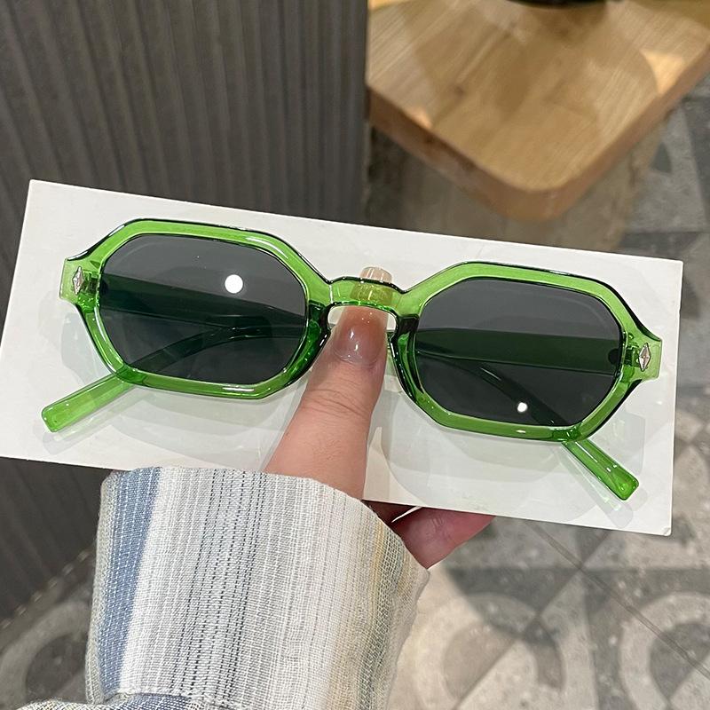 Small Frame Irregular Square Sunglasses Luxury Brand Designer UV Protection Punk Vintage Hip Hop Shades for Women Men