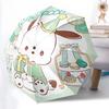 1pc Pochacco Party Hat Festival Gift Umbrella - Automatic Opening/Closing, Portable 3-Fold Design, 8-Bone Iron Frame Outdoor Umbrella for Fans, Travel