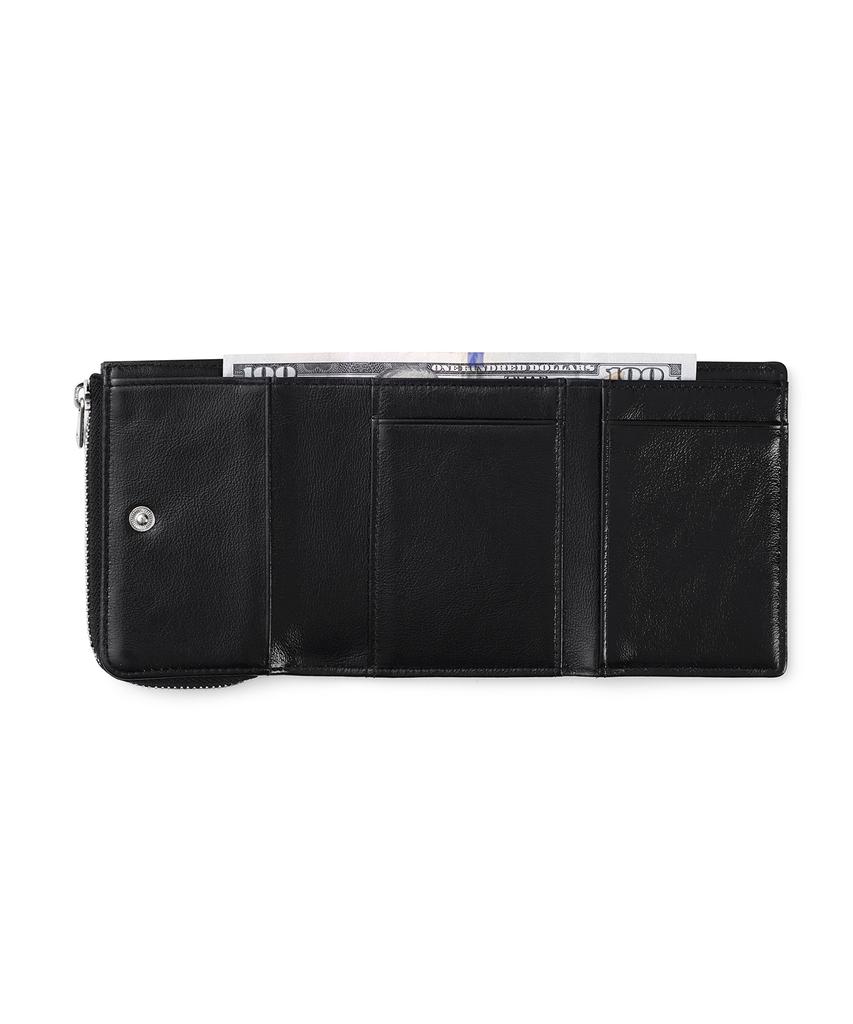 Fennec Hearty Zipper Wallet - Black
