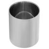 Stainless Steel Pencil Cup Holder Desk Organizer Flower Vases Pen Makeup Brush Container
