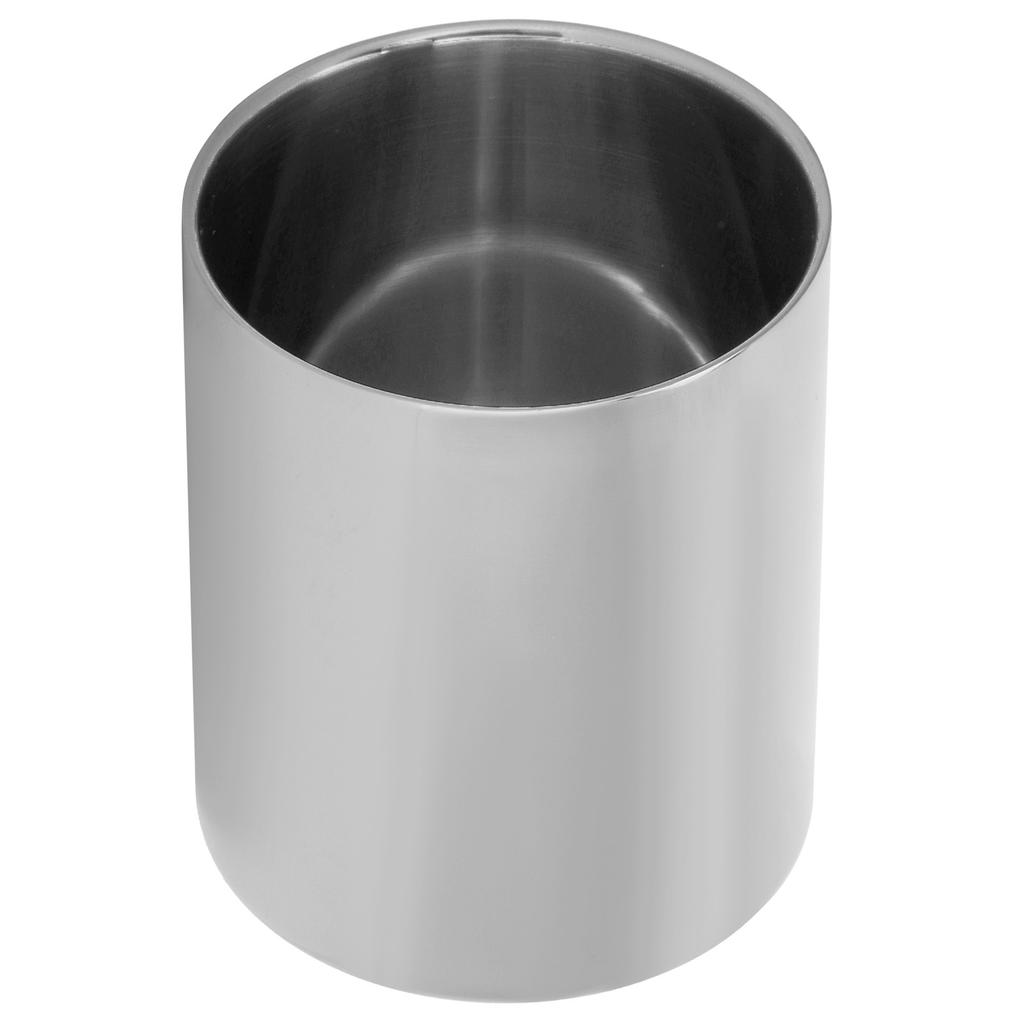 Stainless Steel Pencil Cup Holder Desk Organizer Flower Vases Pen Makeup Brush Container