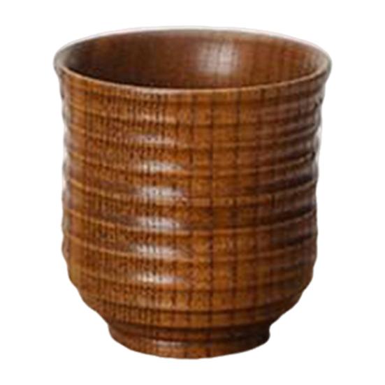 Wooden Water Cup Teacups Coffee Mug Vintage Drinking Cup for Tea Wine