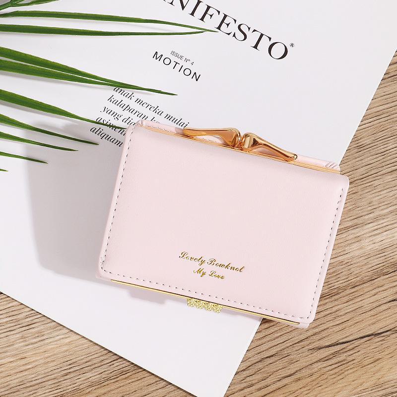 

Элегантный женский кошелек для монет из искусственной кожи Fuhang – компактный, стильный, роскошный кошелек для студентов розовый