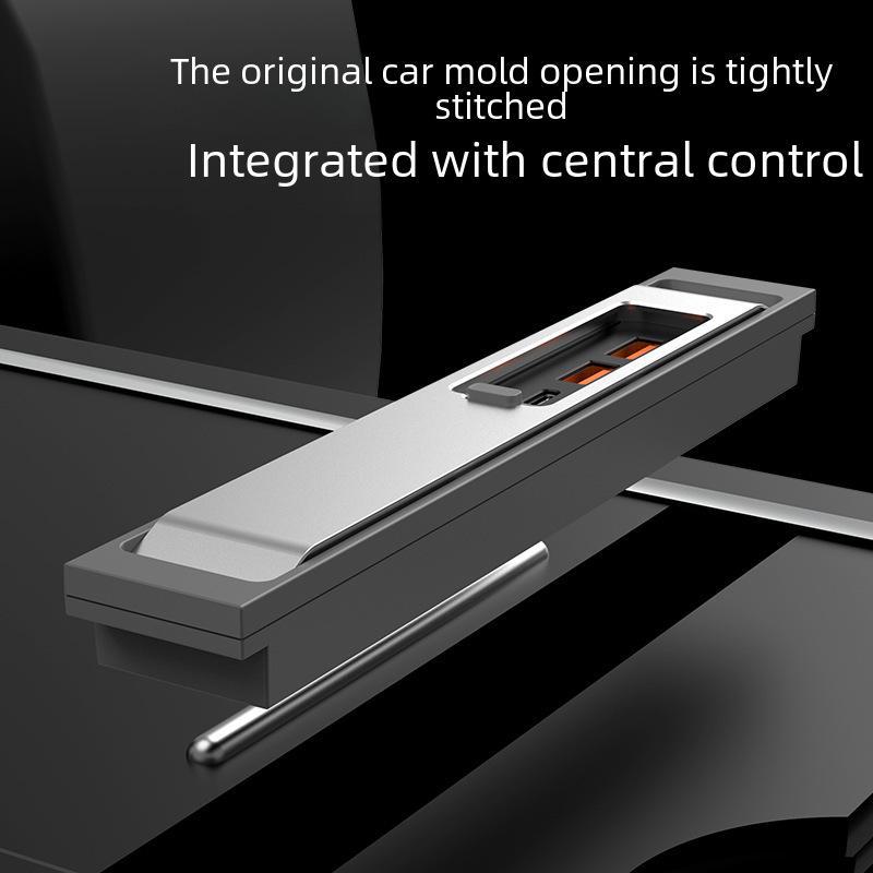 

Док-станция расширения и зарядное устройство-концентратор Tesla Model 3/Y T1 серебряный