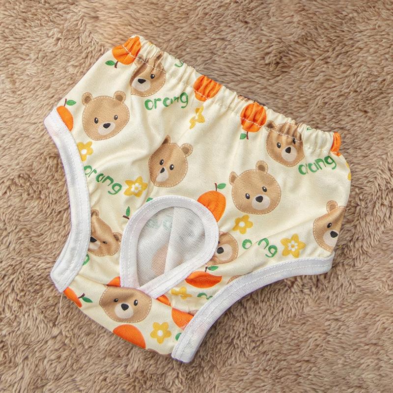 Doggy Sanitary Pants for Female Dogs - Menstrual Pants for Dogs To Prevent Harassment and Keep Breathable. Cute Pet Hygiene Pants.