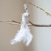 Realistic Feather Bird Hanging Pendant Built-In Clip Faux Peacock Tree Hanging  Home Party