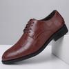 Autumn spring new leather shoes men's business dress shoes large size 48 wedding party  shoes  sapato social masculino H139