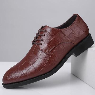 Autumn Spring New Leather Shoes Men's Business Dress Shoes Large Size 48 Wedding Party Shoes Sapato Social Masculino H139