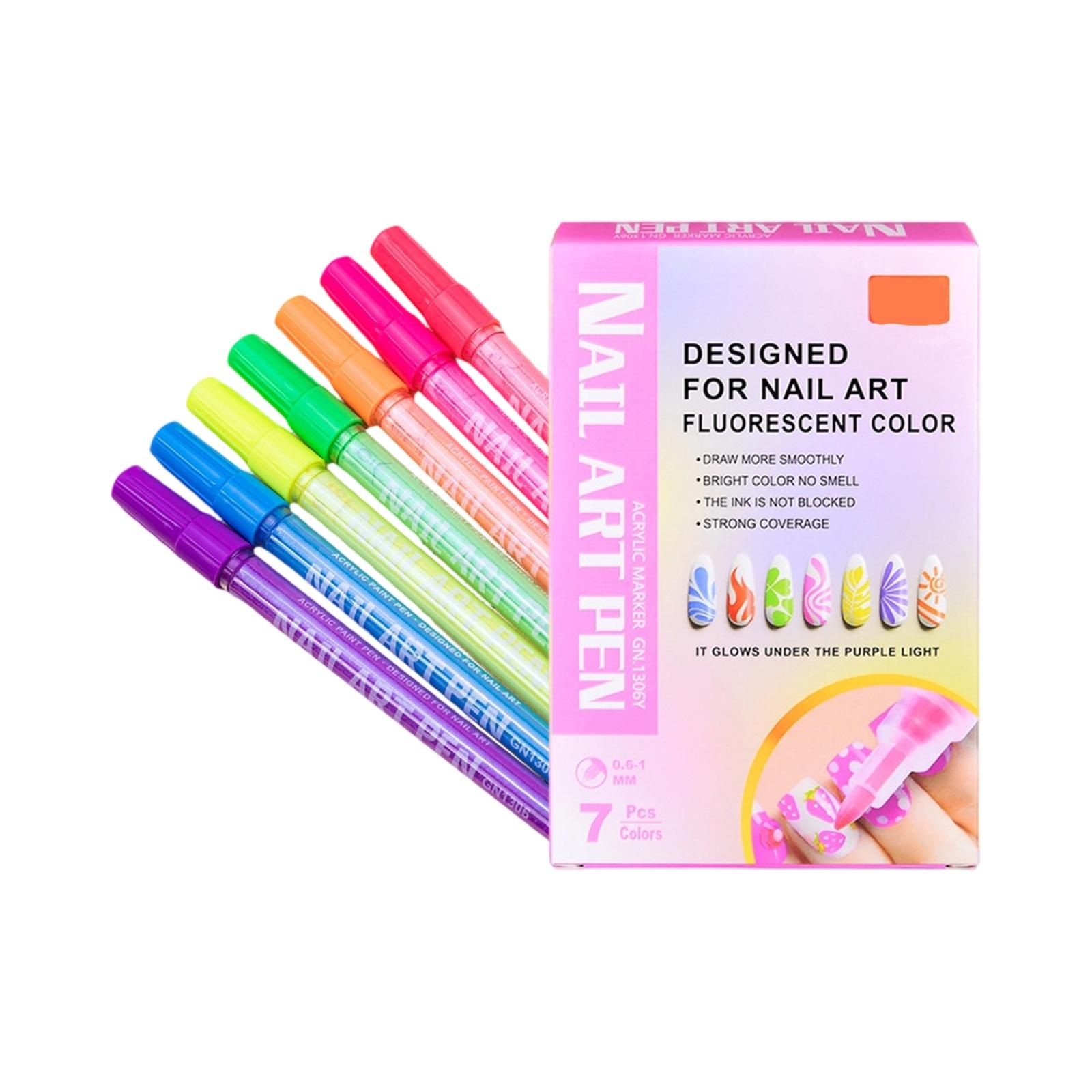 

Paint Pen DIY Creative Exquisite Patterns Easy To Operate Multi Color Bright Hook Line Paint Pen 5ML One Size