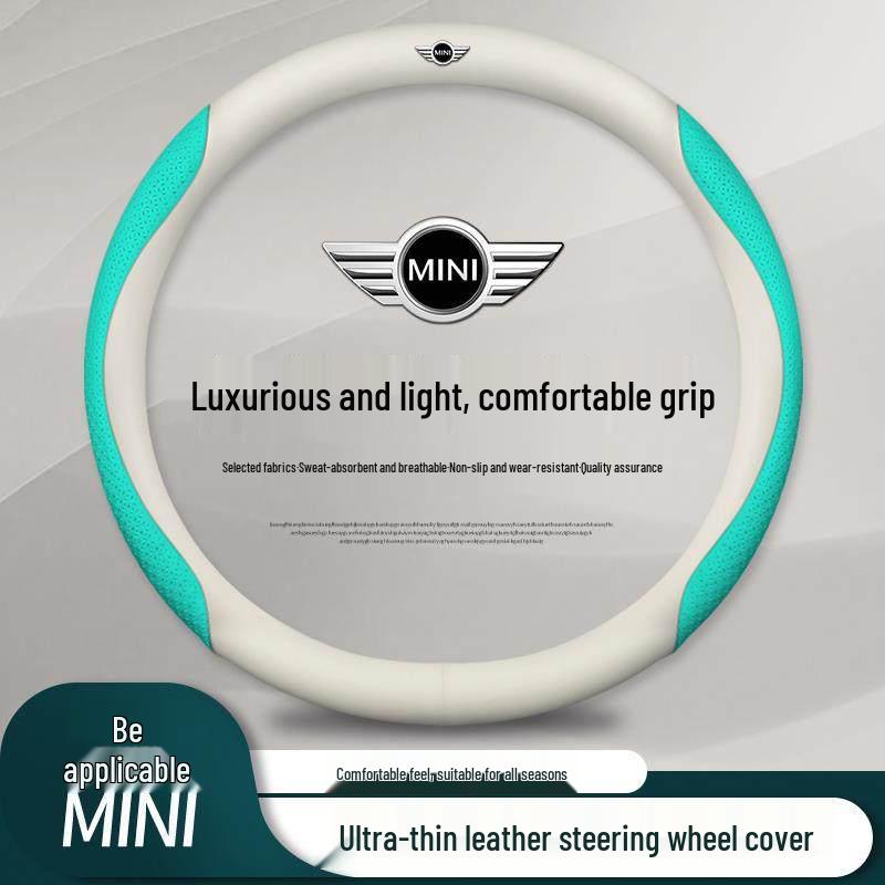 Housse de volant en cuir pour BMW MINI JCW Clubman, Countryman, Coupé