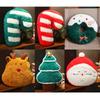 Plushie Throw Pillow Comfortable Christmas Holiday Cushion for Sofa and Bed Decoration Throw Pillows 1PC