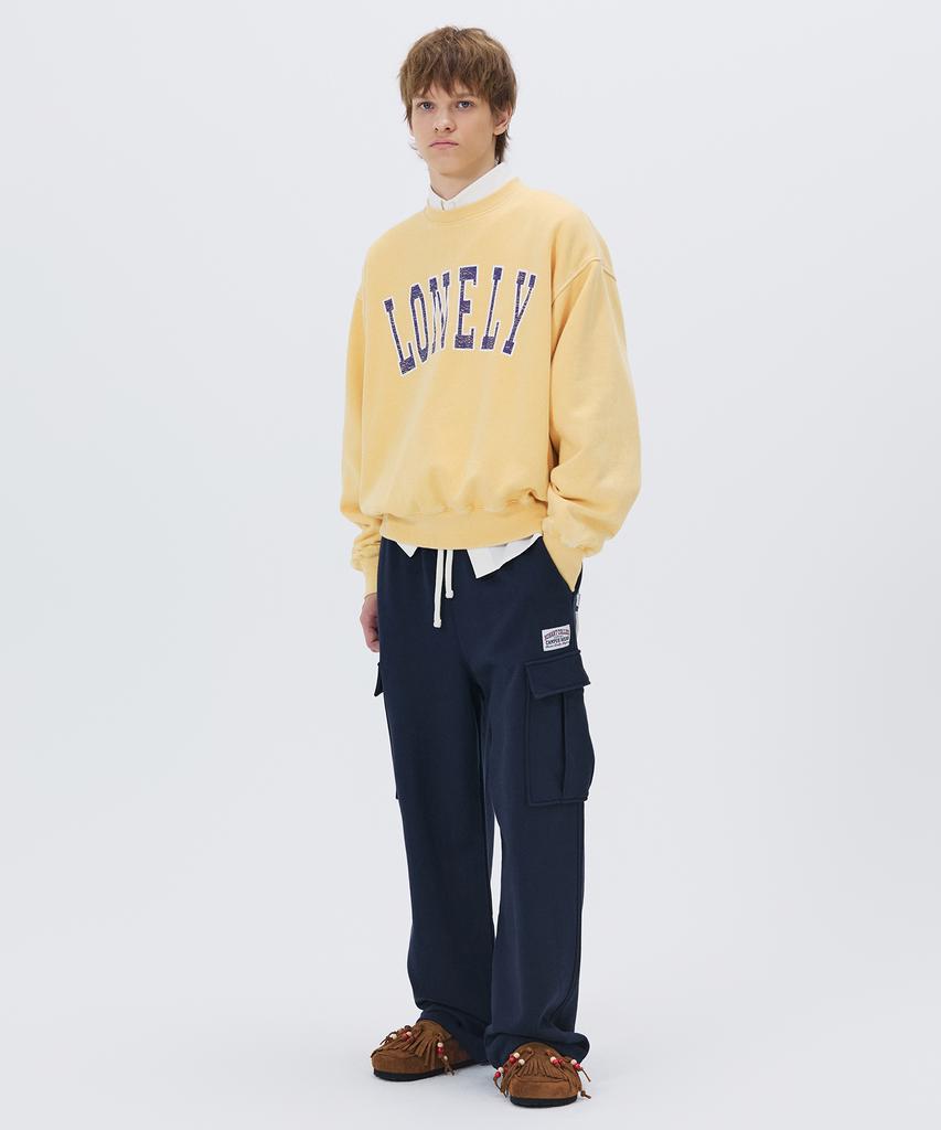 NOHANT Sweat Utility Cargo Pants Navy
