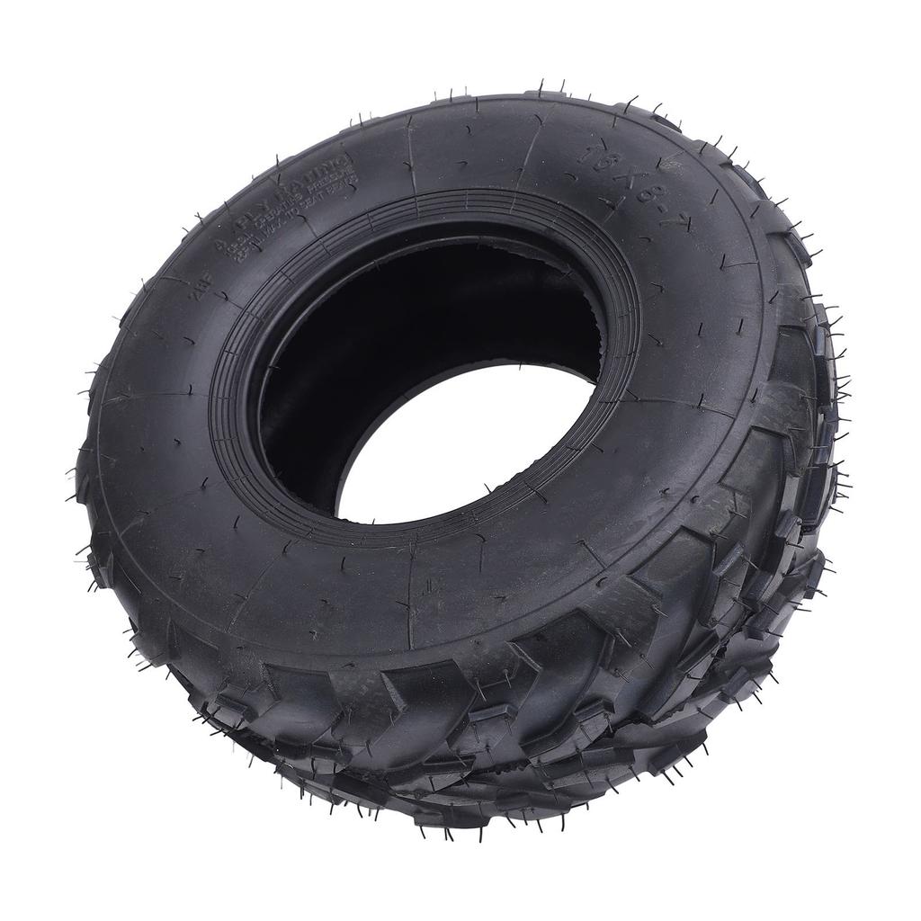 16x8 7 ATV Tire 7 Inch Rubber Anti Slip Enhanced Grip Puncture Resistant Replacement Tire for Quad Off Road Go Kart