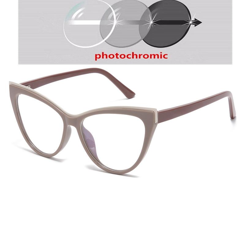 Spring Hinge Women Cat Eye Prescription Glasses For The Nearsighted Anti Blue Rays Myopia Spectacles Power 0 -0.5 -0.75 To -6.0